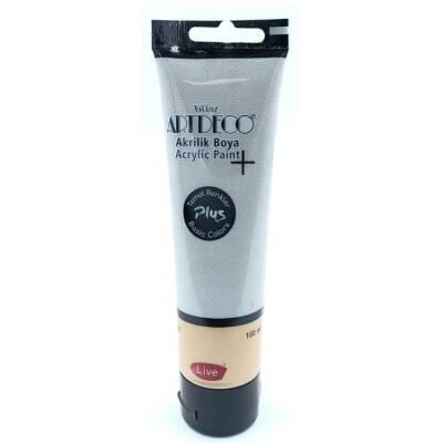 Artdeco Plus Akrilik Boya 100ml Tüp Gri 498 - 1