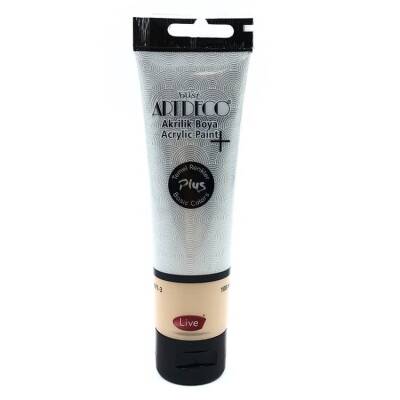 Artdeco Plus Metalik Akrilik Boya 100ml Tüp Gümüş 551 - 1