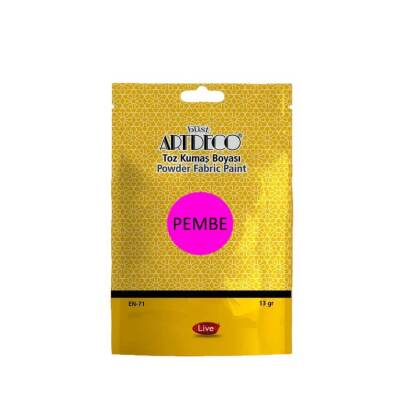 Artdeco Toz Kumaş Boyası 13 gr Pembe 1127 - 1