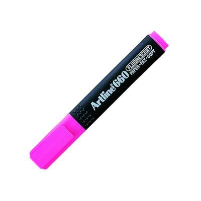 Artline 660 Fosforlu Kalem Floresan Pembe - 1