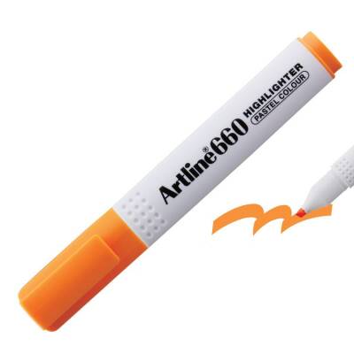 Artline 660 Fosforlu Kalem Pastel Turuncu - 1