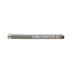 Artline Drawing System Teknik Çizim Kalemi 0.3 mm Sepia - 1