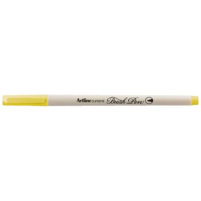 Artline Supreme Brush Uçlu Kalem Fosforlu Sarı - 1