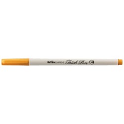 Artline Supreme Brush Uçlu Kalem Krom Sarı - 1