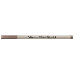 Artline Supreme Brush Uçlu Kalem Pastel Kahve - 1