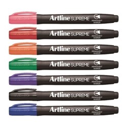 Artline Supreme Permanent Marker 7 Renk Set - 1