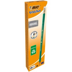 Bic Evolution 655 HB Silgili Kurşun Kalem 12'li Kutu - 1