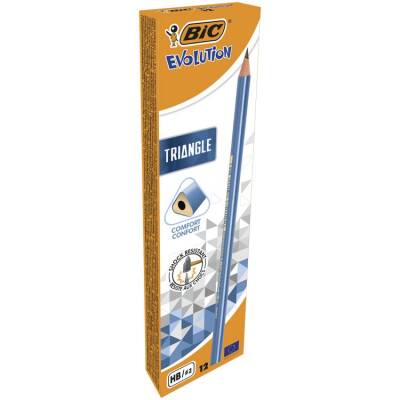 Bic Evolution Üçgen Kurşun Kalem 12'li Kutu - 1