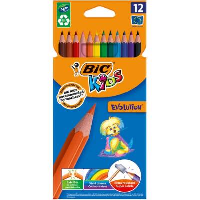 Bic Kids Evolution Kuru Boya Kalemi 12 Renk - 1