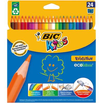 Bic Kids Evolution Kuru Boya Kalemi 24 Renk - 1