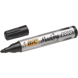 Bic Marking 2000 Permanent Marker Yuvarlak Uç Siyah - 1