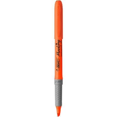 Bic Marking Highlighter Grip Fosforlu Kalem Turuncu - 1