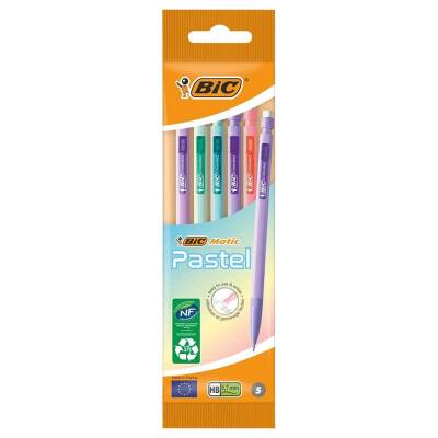 Bic Matic Pastel Renkler 0.7 mm Versatil Kalem 5'li Poşet - 1