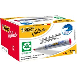 Bic Velleda 1701 Beyaz Tahta Kalemi Kırmızı 12'li Kutu - 1