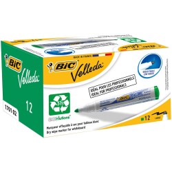 Bic Velleda 1701 Beyaz Tahta Kalemi Yeşil 12'li Kutu - 1