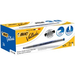 Bic Velleda 1721 Çocuk Tahta Kalemi Mavi 24'lü Kutu - 1