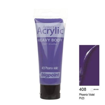 Bigpoint Akrilik Boya 75 ml Phoenix Violet 408 - 1