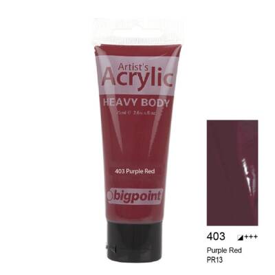 Bigpoint Akrilik Boya 75 ml Purple Red 403 - 1