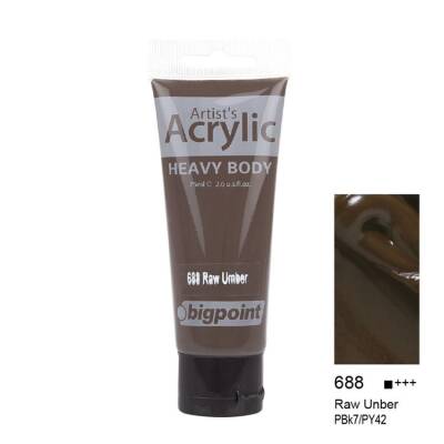 Bigpoint Akrilik Boya 75 ml Raw Umber 688 - 1