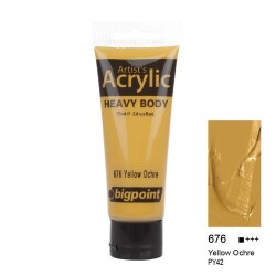 Bigpoint Akrilik Boya 75 ml Yellow Ochre 676 - 1