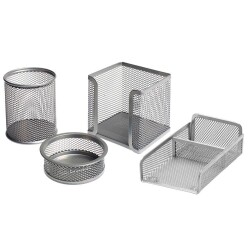 Bigpoint Metal Perfore 4'lü Set Silver - 1