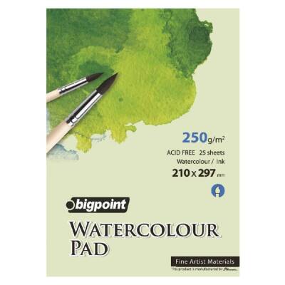 Bigpoint Watercolour Pad A4 250 gr. 25 yp. Suluboya Defteri - 1