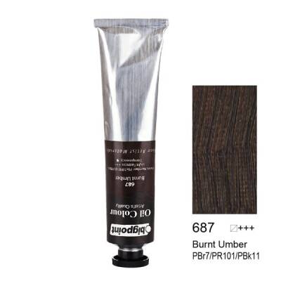 Bigpoint Yağlı Boya 45 ml. 687 Burnt Umber - 1