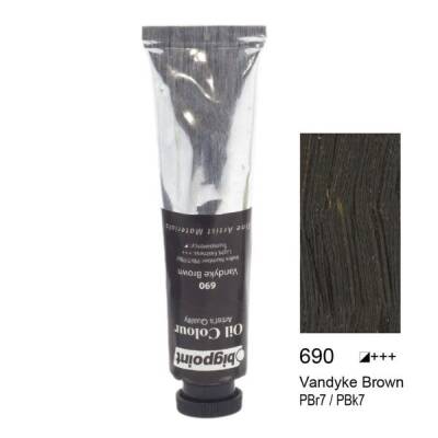 Bigpoint Yağlı Boya 45 ml. 690 Vandyke Brown - 1