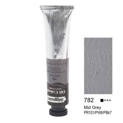 Bigpoint Yağlı Boya 45 ml. 782 Mid Grey - 1