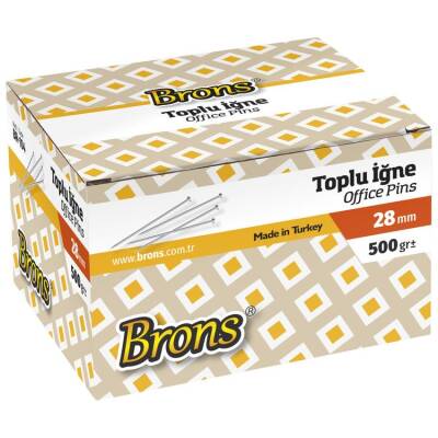 Brons Toplu İğne 28 mm 500 gr - 1