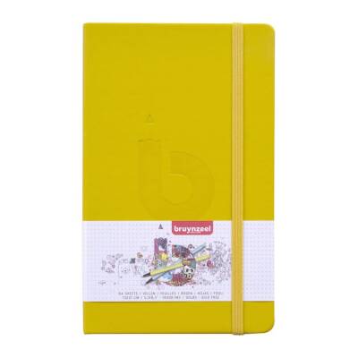 Bruynzeel Bullet Journal Noktalı Defter Sert Kapak 140 gr 13x21 cm 64 yp SARI - 1