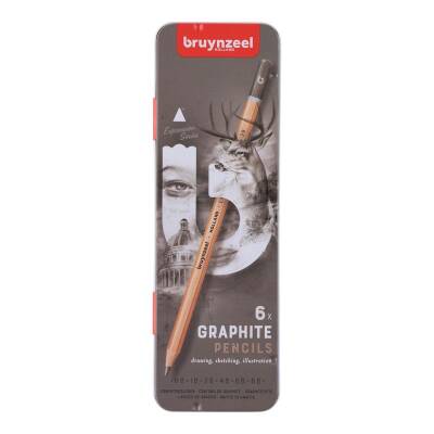 Bruynzeel Expression Graphite 6'lı Dereceli Kalem Seti - 1