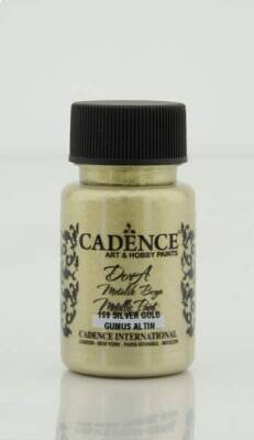 Cadence Dora Metalik Boya 50 ml. 159 Gümüş Altın - 1