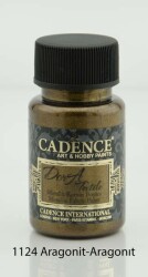 Cadence Dora Textile Metalik Kumaş Boyası 50 ml. 1124 ARAGONİT - 1