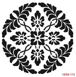 Cadence Home Decor Midi Stencil Boyama Şablonu 25x25 cm. HDM-113 - 1