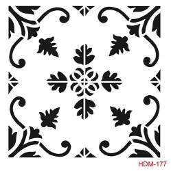 Cadence Home Decor Midi Stencil Boyama Şablonu 25x25 cm. HDM-177 - 1