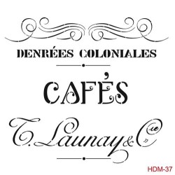 Cadence Home Decor Midi Stencil Boyama Şablonu 25x25 cm. HDM-37 - 1