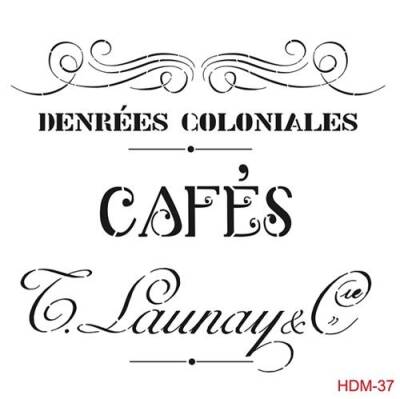 Cadence Home Decor Midi Stencil Boyama Şablonu 25x25 cm. HDM-37 - 1