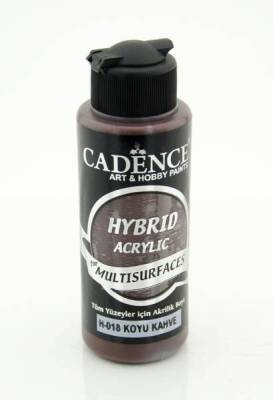 Cadence Hybrid Multisurface Akrilik Boya 120 ml. H-018 KOYU KAHVE - 1