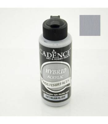 Cadence Hybrid Multisurface Akrilik Boya 120 ml. H-073 SOLGUN KİL GRİSİ - 1