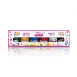 Cadence Kooky Kumaş Boyası 6 Renk x 30 ml - 1