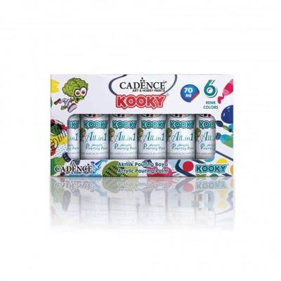 Cadence Kooky Pouring Set 6 Renk x 70 ml - 1