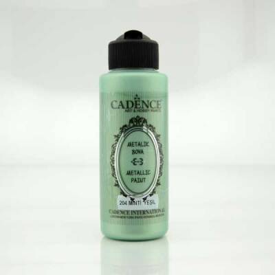 Cadence Metalik Boya 120 ml. 204 Minti Yeşili - 1