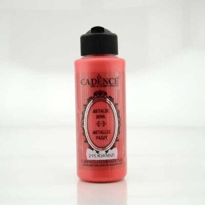 Cadence Metalik Boya 120 ml. 215 Kırmızı - 1