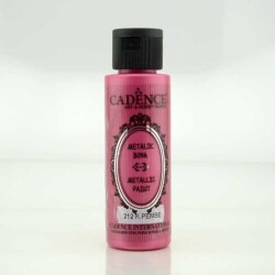 Cadence Metalik Boya 70 ml. 212 Koyu Pembe - 1