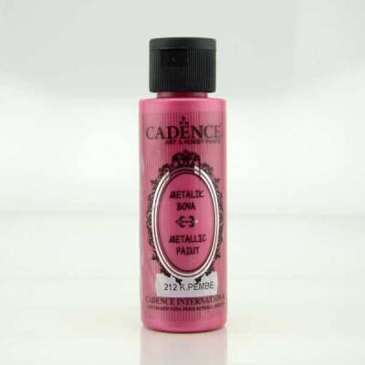 Cadence Metalik Boya 70 ml. 212 Koyu Pembe - 1