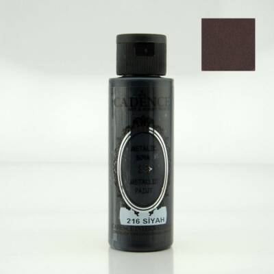 Cadence Metalik Boya 70 ml. 216 SİYAH - 1