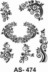 Cadence New Stencil Collection A4 AS-474 - 1