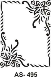 Cadence New Stencil Collection A4 AS-495 - 1