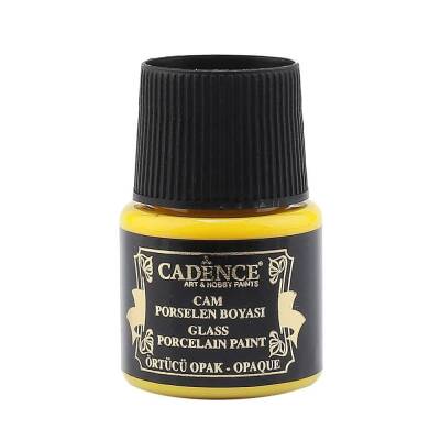 Cadence Opak Cam Porselen Boyası 45 ml 755 Limon Sarı - 1